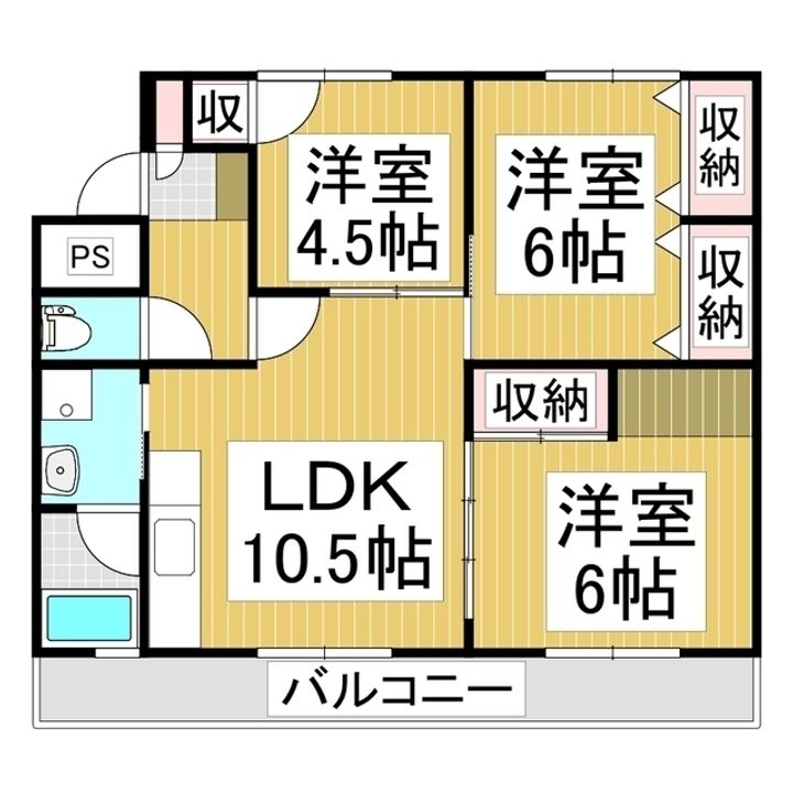 サンライト高田202の間取り