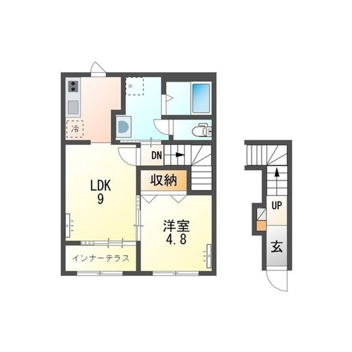 TAKE‐G(テイク グラン)201の間取り