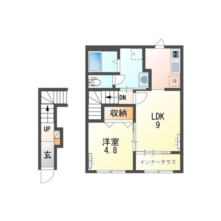 TAKE‐G(テイク グラン)207の間取り