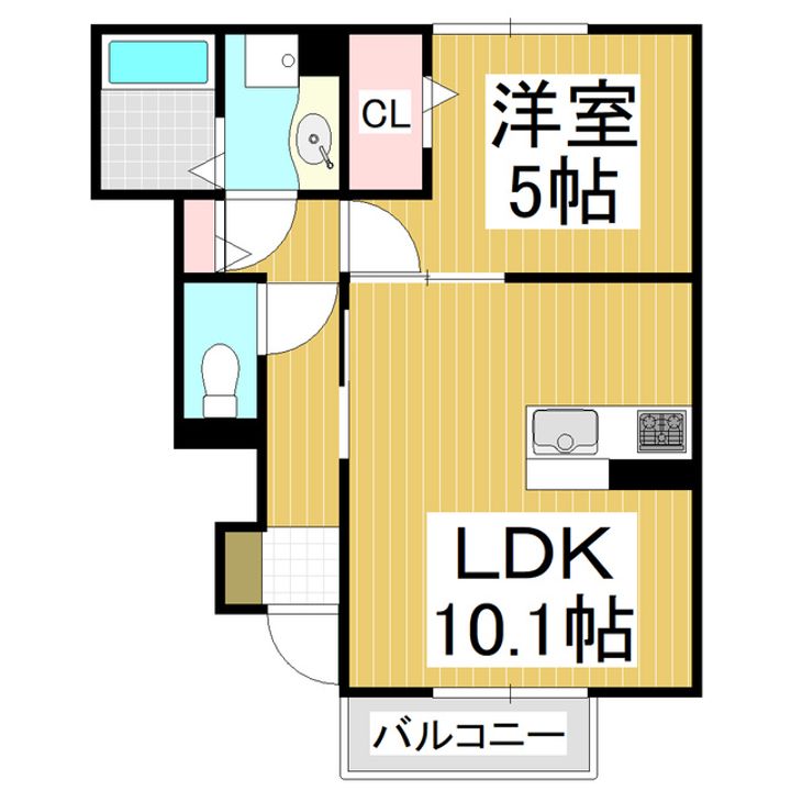 Confort渚(コンフォール)の間取り