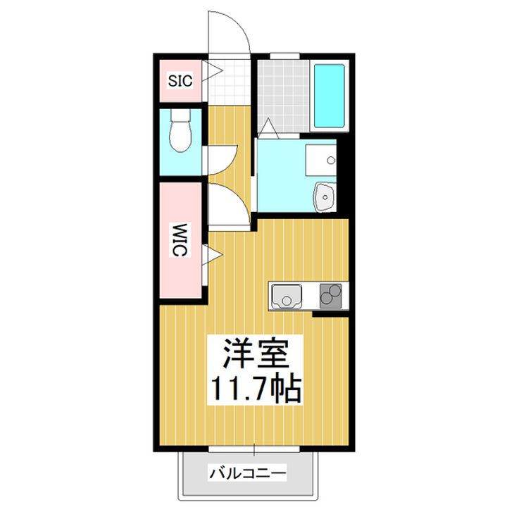 ハイムメゾンLS蟻ケ崎103の間取り
