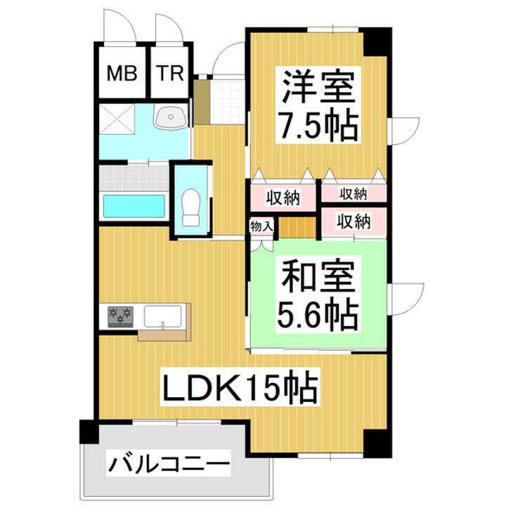 パークステージ縣1001の間取り