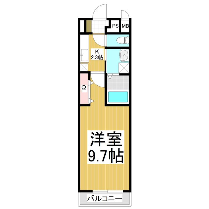 仮)コンチェストⅢ稲葉306の間取り