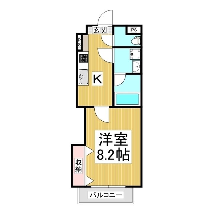 (仮)育良町3丁目ブレインマンション101の間取り
