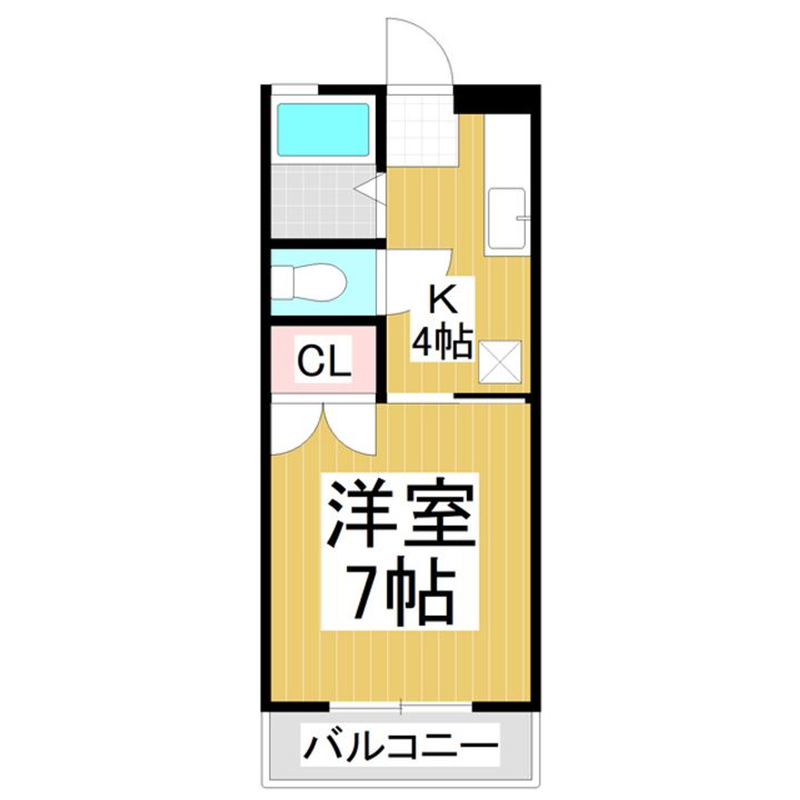 シルキーハイツ101の間取り