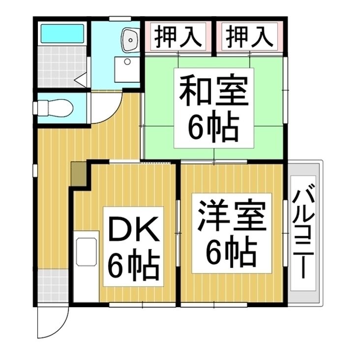 サンライズ小池101の間取り