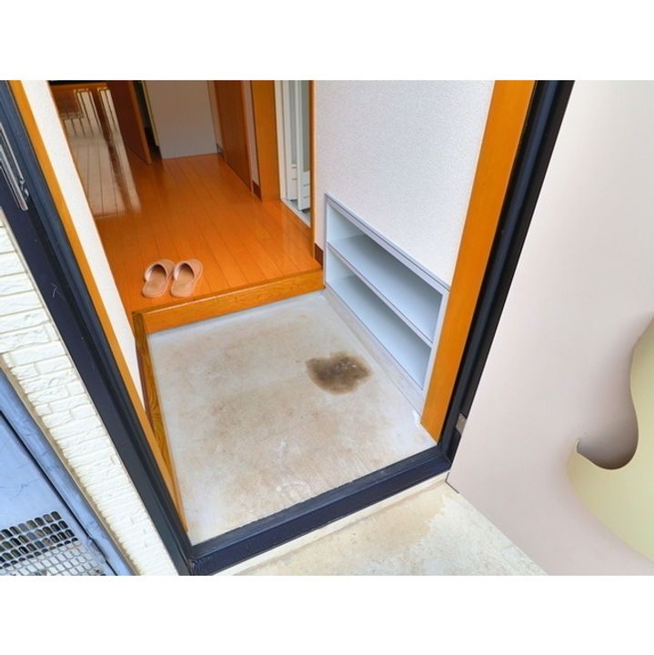 カーサマサキA棟105の玄関