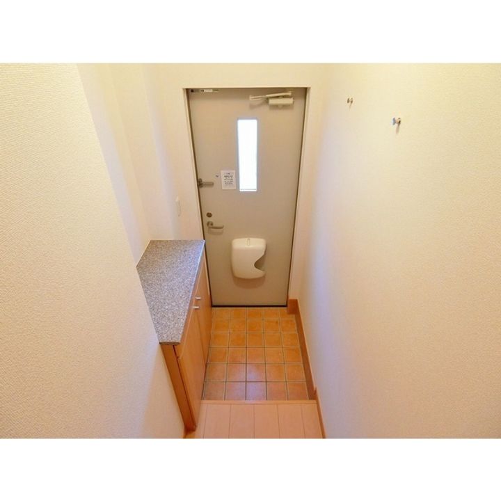 カーサセレノ204の玄関