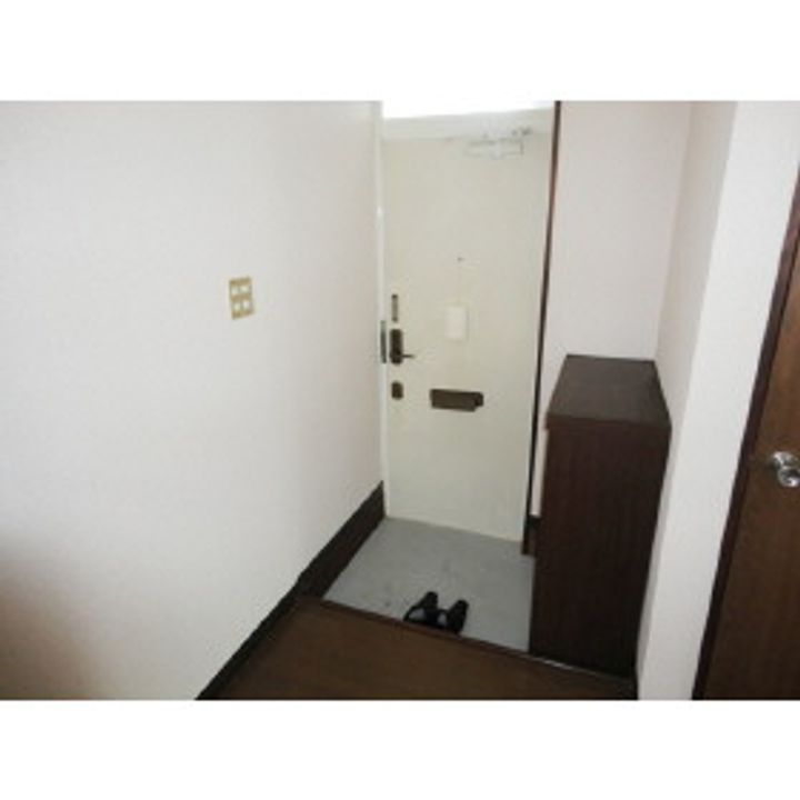 ハイツ佐紀203の玄関