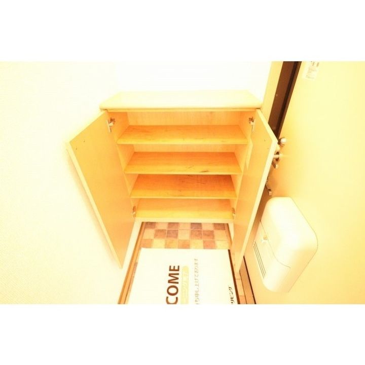 エバンスタウンコスモ A棟の玄関