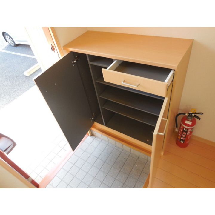 グリーンコート箱清水の玄関