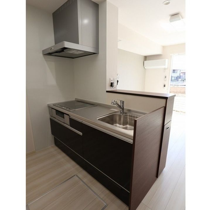 ウッドランド A棟のキッチン