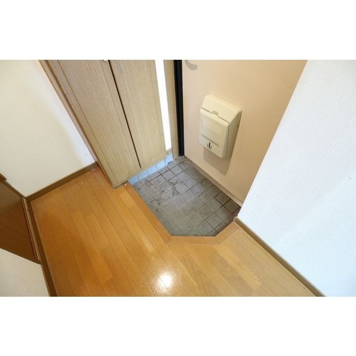 ラッキーシティハウス202の玄関