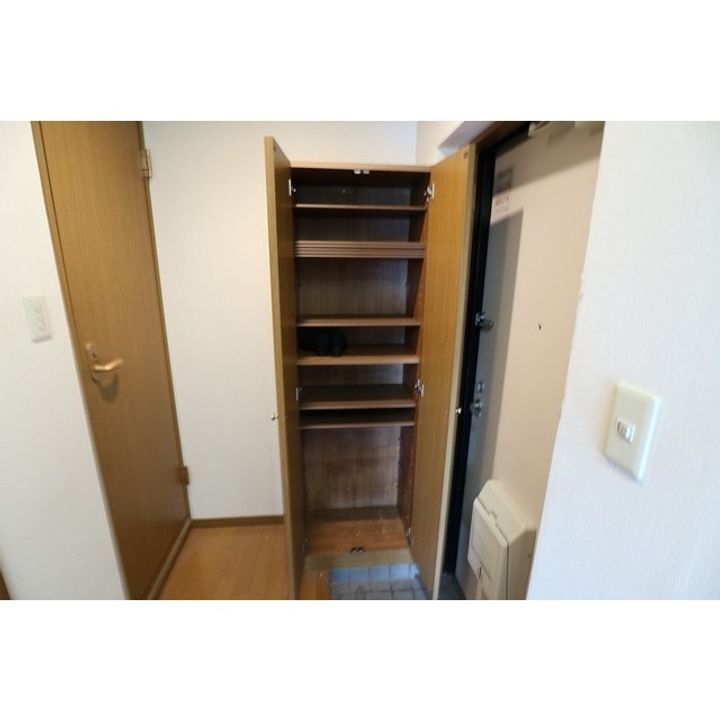 ラッキーシティハウス202の玄関