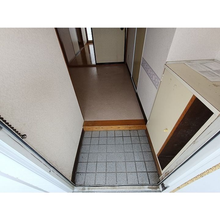 林ハイツ203の玄関