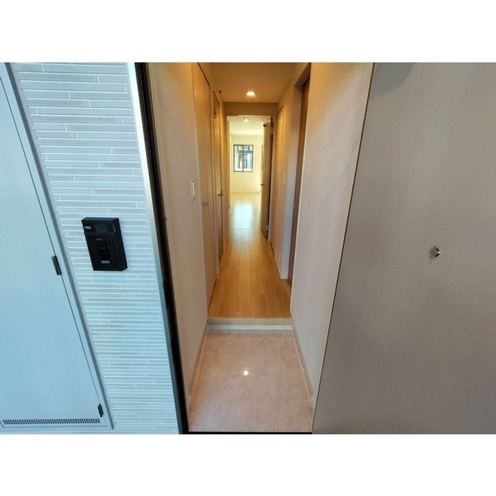 コンフォーティア南箕輪Ⅱ A棟103の玄関