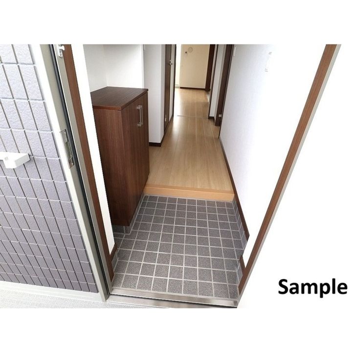 コンフォーティア広丘吉田Ⅲ B棟205の玄関