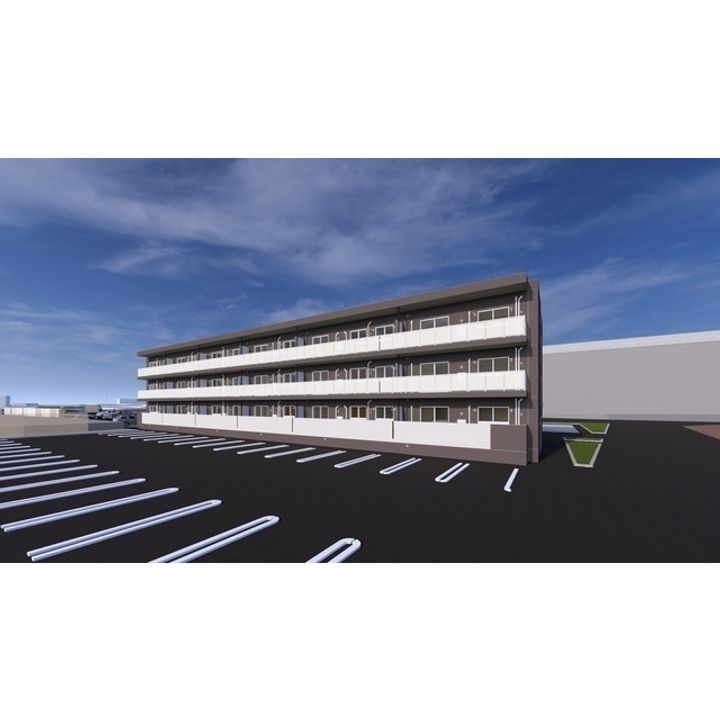 コンフォーティア広丘吉田Ⅲ B棟302の外観