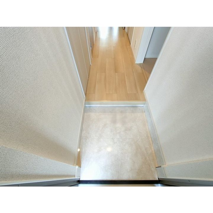 コンフォーティア中洲Ⅳ A棟205の玄関