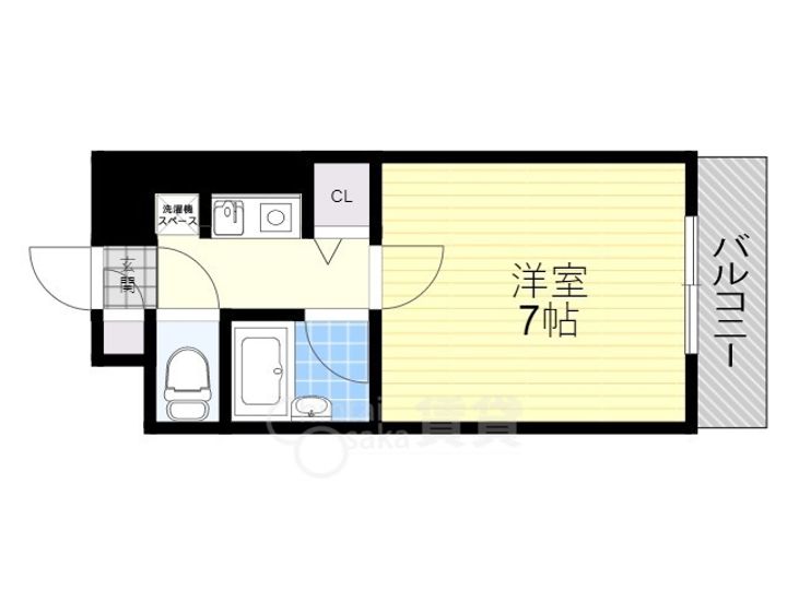 花屋敷マンションの間取り
