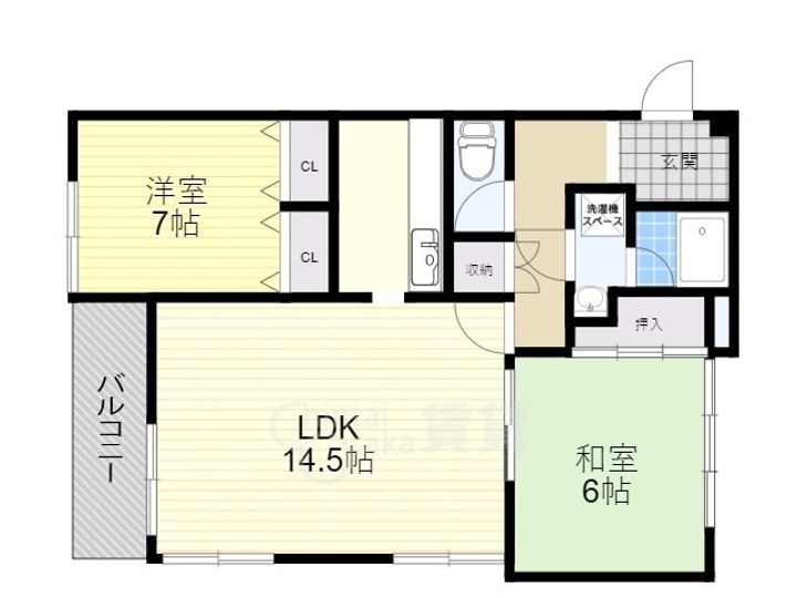 ラークヒルコートの間取り