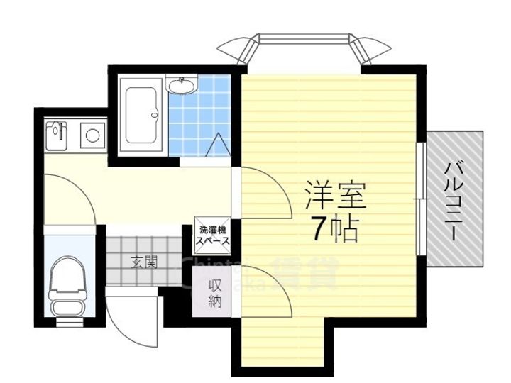 兵庫県川西市小戸1丁目の賃貸アパートの間取り