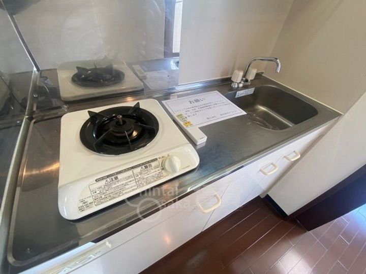 大阪府池田市栄本町の賃貸マンションのキッチン