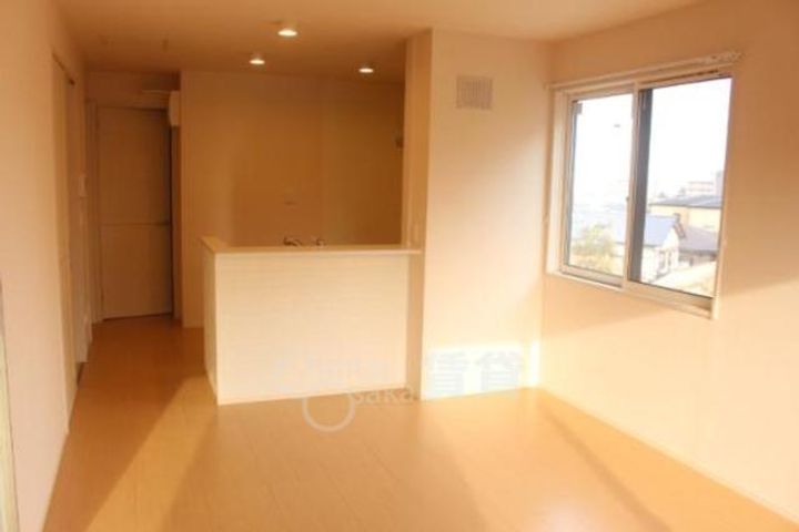 大阪府箕面市小野原東1丁目の賃貸アパートの居間