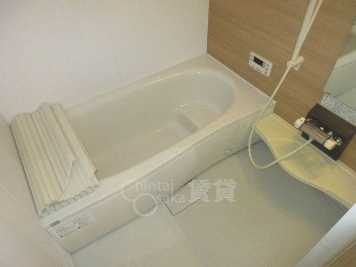 大阪府箕面市彩都粟生南3丁目の賃貸アパートの風呂