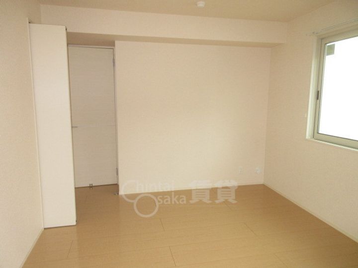 大阪府箕面市彩都粟生南3丁目の賃貸アパートの寝室