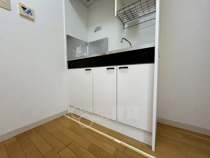 大阪府池田市天神2丁目の賃貸マンションのキッチン