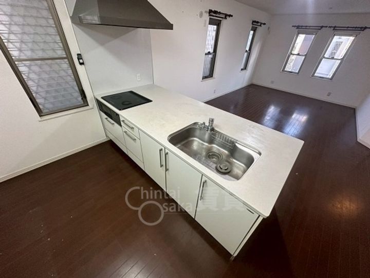 大阪府池田市桃園1丁目(一戸建)の賃貸物件のキッチン