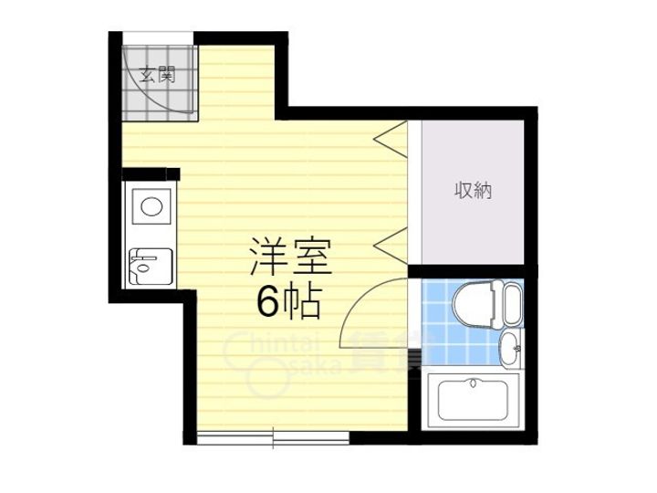 大阪府豊中市箕輪1丁目の賃貸アパートの間取り