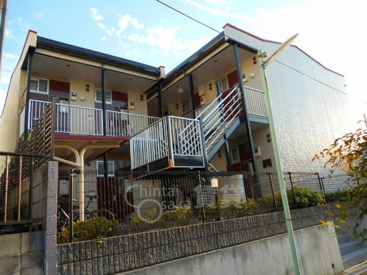 大阪府豊中市三和町4丁目の賃貸アパートの玄関