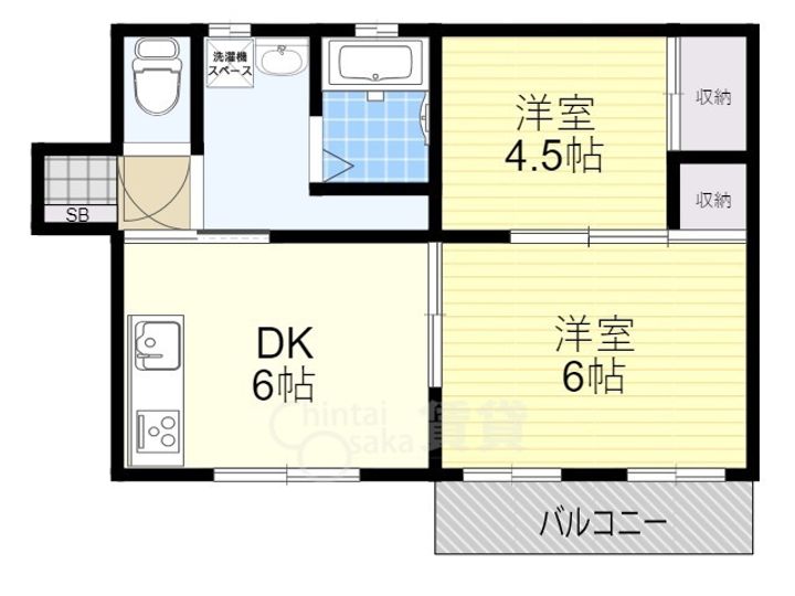 穂積アパートメント2の間取り