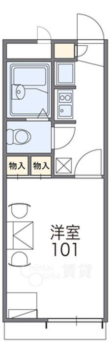 レオパレスHOTARUGAIKEの間取り