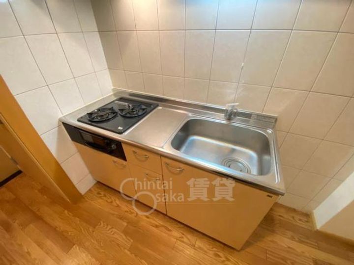 大阪府箕面市彩都粟生南2丁目の賃貸マンションのキッチン