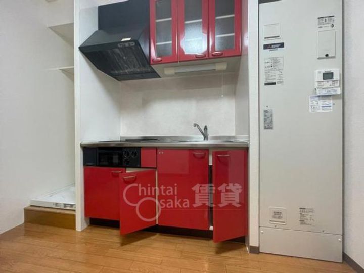 大阪府吹田市金田町の賃貸マンションのキッチン