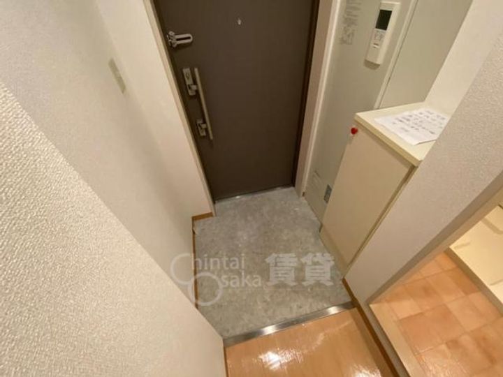 大阪府豊中市服部南町3丁目の賃貸マンションの玄関