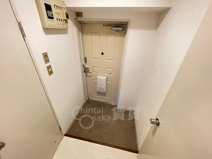 パークサイド田中 2号館の玄関