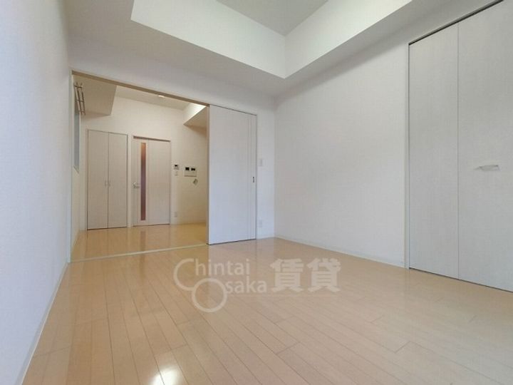 大阪府吹田市江の木町の賃貸マンションの寝室