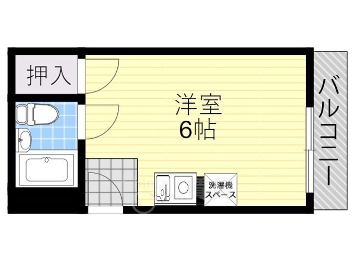 ハイツ蛍池A棟の間取り