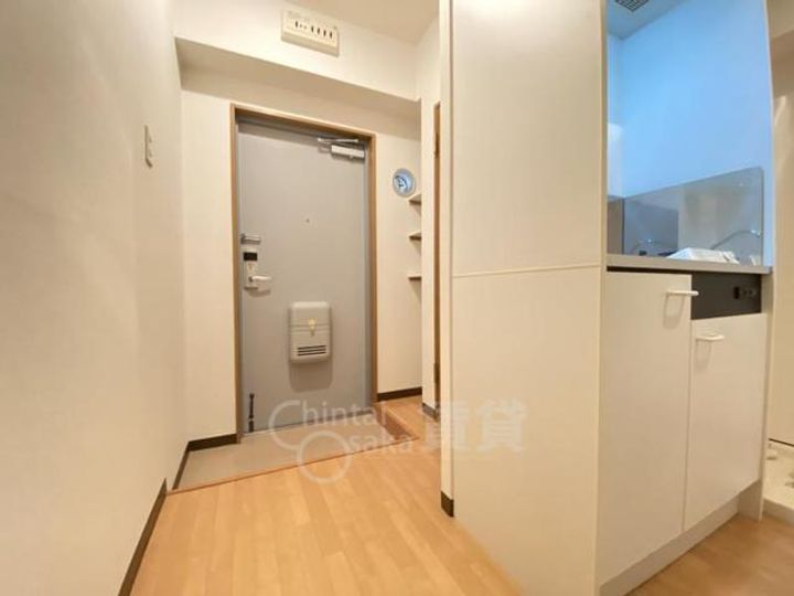 大阪府池田市石橋1丁目の賃貸マンションの玄関