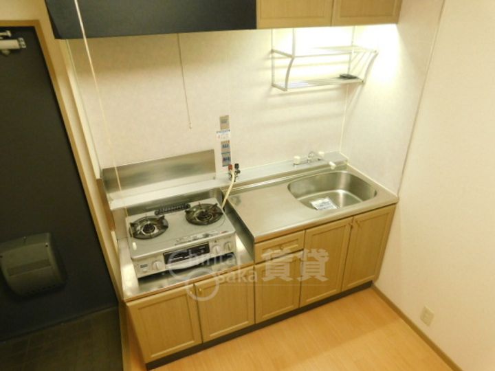 大阪府箕面市粟生新家2丁目の賃貸アパートのキッチン