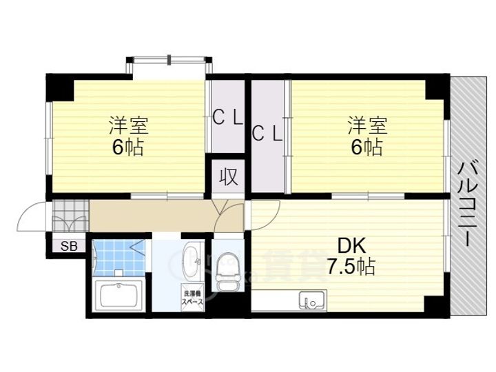 メゾンうねのの間取り
