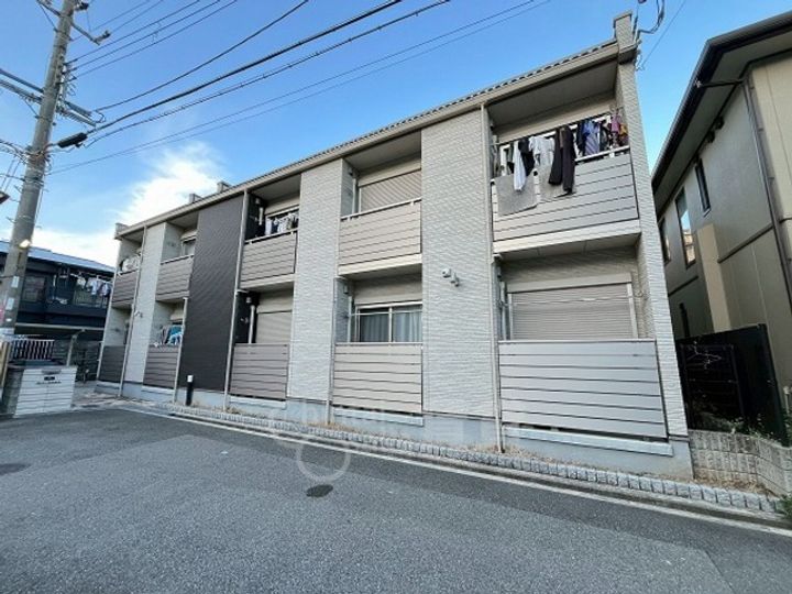 大阪府池田市神田4丁目の賃貸アパートの外観