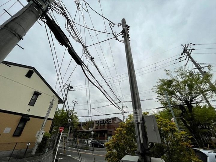 大阪府箕面市小野原東4丁目の賃貸アパートの周辺