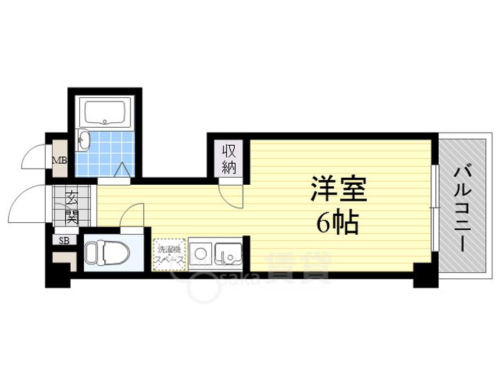 兵庫県川西市栄根1丁目の賃貸マンションの間取り
