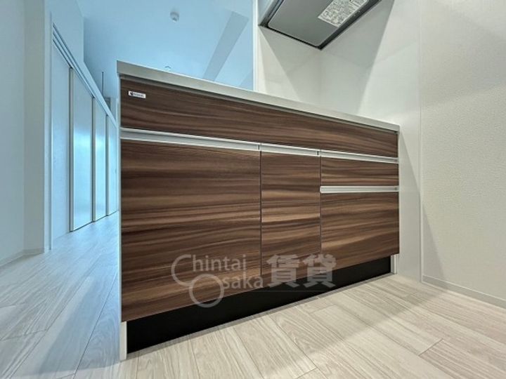 大阪府吹田市江坂町1丁目の賃貸マンションのキッチン