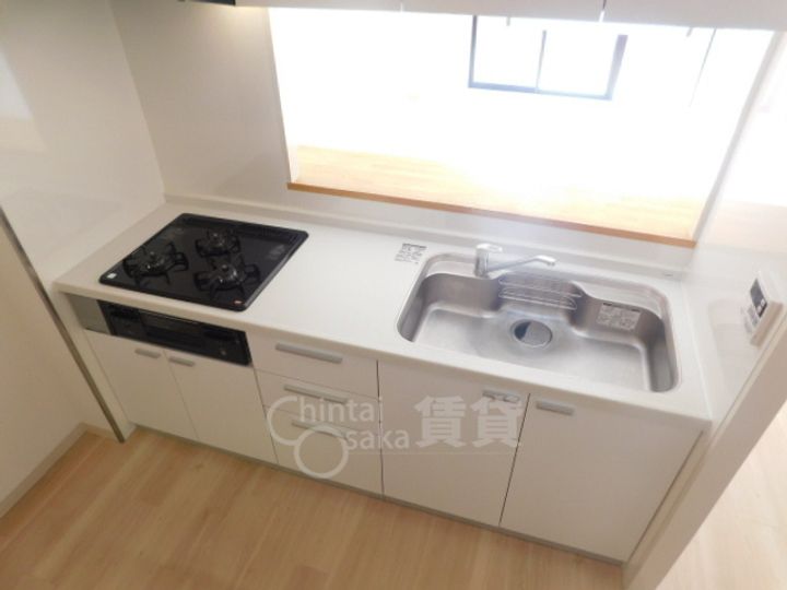 大阪府豊中市上新田1丁目の賃貸マンションのキッチン